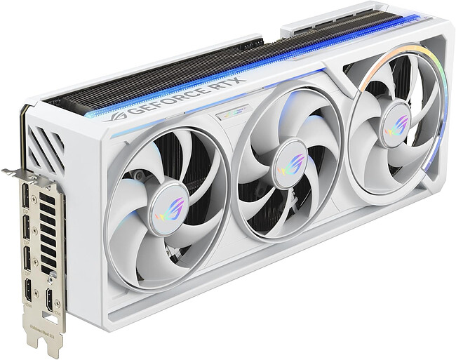 Видеокарта ASUS ROG Astral GeForce RTX 5080 OC 16GB GDDR7 White ROG-ASTRAL-RTX5080-O16G-WHITE (90YV0LV4-M0NA00)