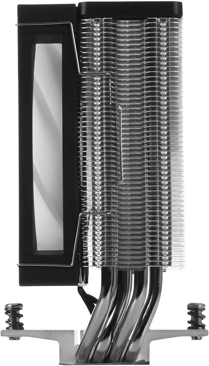 Кулер для процессора Deepcool AG400 G2 ARGB черный (R-AG400-BKAMMG2-G)