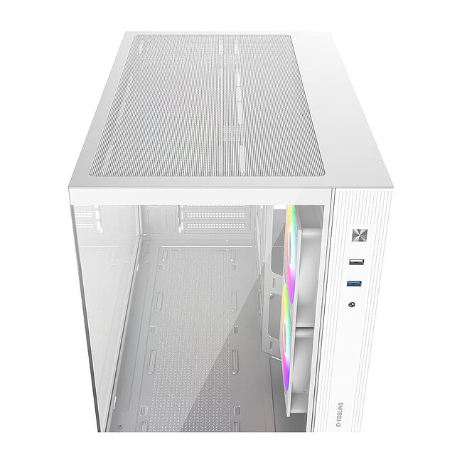 Корпус ID-Cooling View 500 ARGB без БП белый