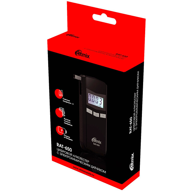 Алкотестер Ritmix RAT-650