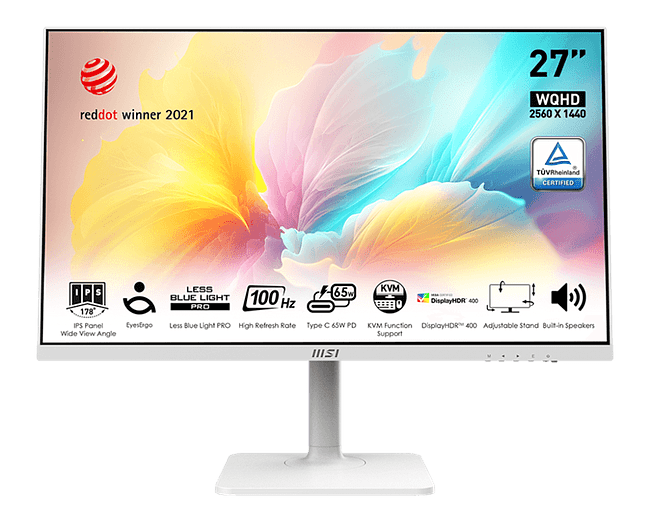 Монитор MSI Modern MD272QXPW White (9S6-3PB19H-299)