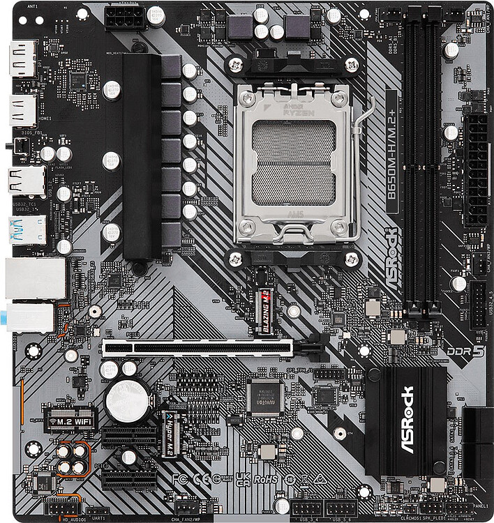 Материнская плата ASRock B650M-H/M.2+ DDR5
