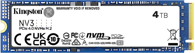 SSD диск Kingston NV3 4Tb S(NV3S/4000G)