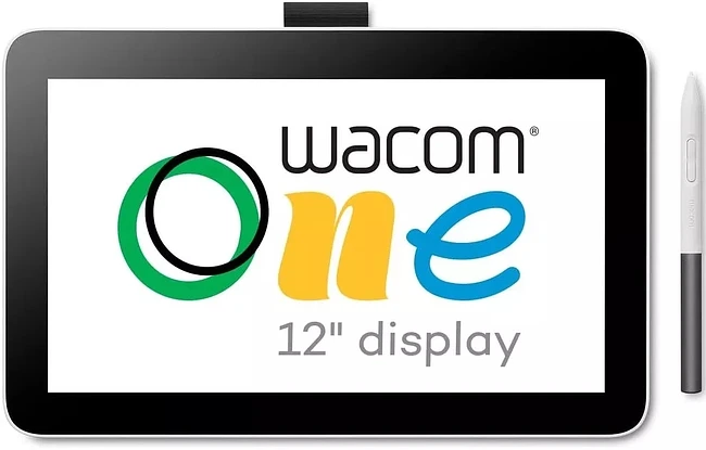 Графический планшет Wacom One 12 белый (DTC121W0B)