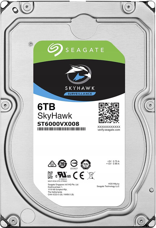 Жесткий диск Seagate/Dahua 6TB ST6000VX008