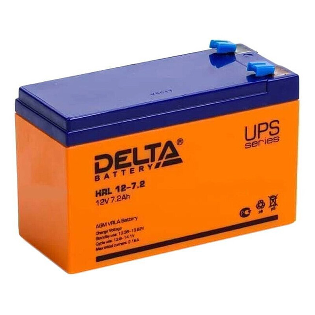 Аккумулятор для ИБП Delta 12V/7.2Ah (HRL 12-7.2 Х)