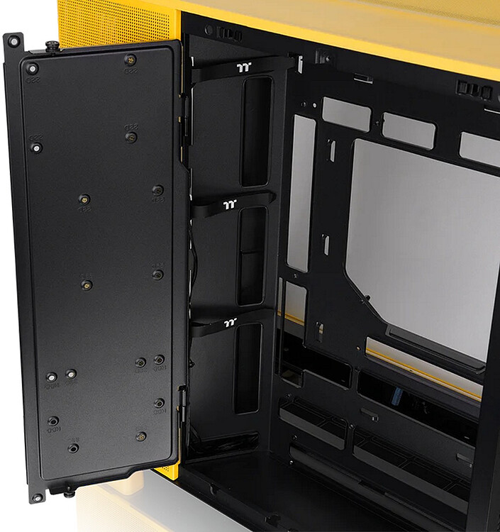 Корпус Thermaltake View 380 XL TG ARGB Bumblebee ATX без БП (CA-11E-00M4WN-00)