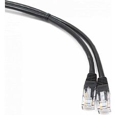 Патч-корд Cablexpert PP12-1M/BK кат.5e 1м черный