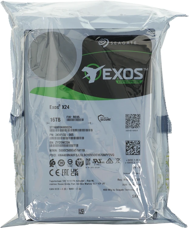 Жесткий диск Seagate Exos X24 16TB (ST16000NM002H)