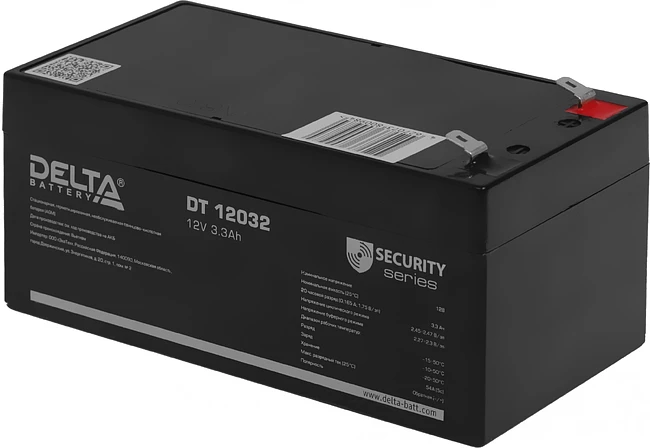 Аккумулятор для ИБП Delta 12V/3.3Ah (DT 12032)