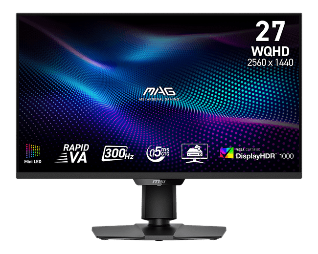 Монитор MSI MAG 274QPF X30MV Black (9S6-3CF09H-028)