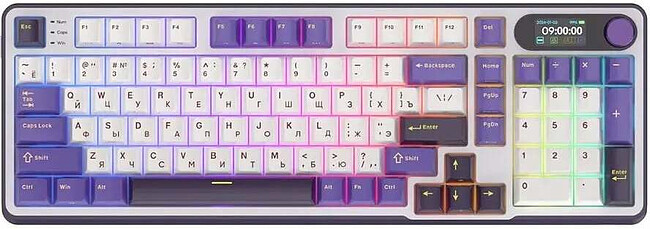 Клавиатура Royal Kludge RK-S98 Brown switch Blackberry