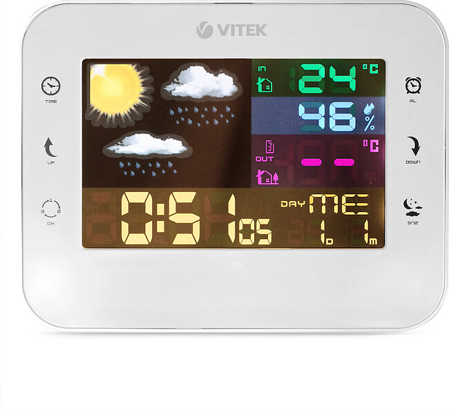 Метеостанция Vitek VT-6412 черный