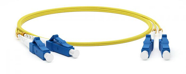 Патч-корд Hyperline FC-D2-9-LC/ULLUR-LC/ULLUR-H-5M-LSZH-YL желтый