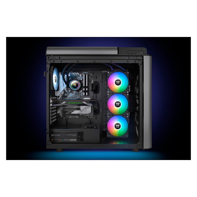 Система жидкостного охлаждения для процессора Thermaltake TH420 V2 ARGB черный (CL-W376-PL14SW-A)