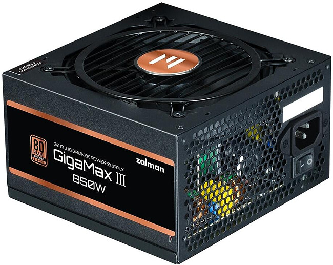 Блок питания Zalman Gigamax III 850W Black (ZM850-GV3)