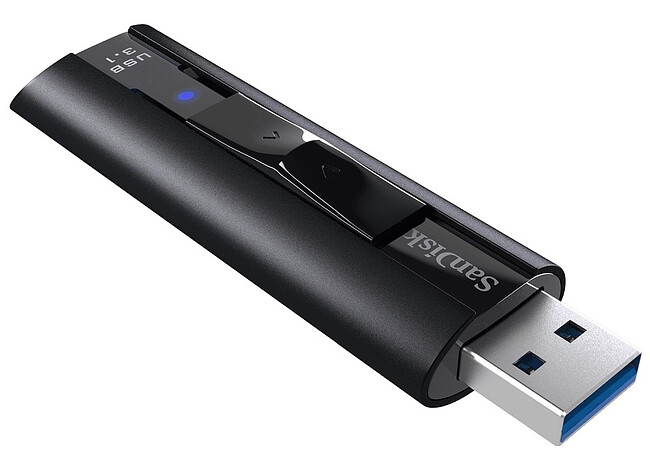 USB Flash-накопитель SanDisk CZ880 Cruzer Extreme Pro 1TB черный (SDCZ880-1T00-G46)