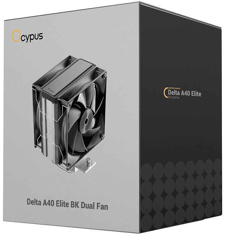Кулер для процессора Ocypus Delta A40 Elite BK Dual Fan (Delta-A40-BK2NNWN00X-GL)