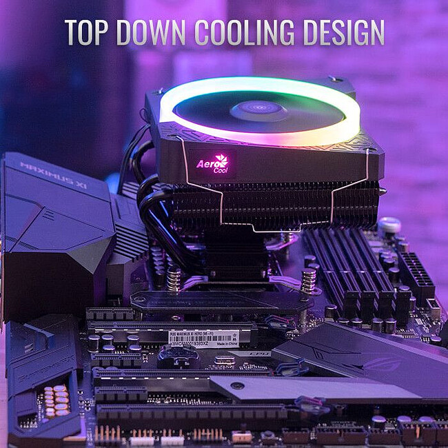 Кулер для процессора Aerocool Cylon 3H (ARGB PWM 4P)