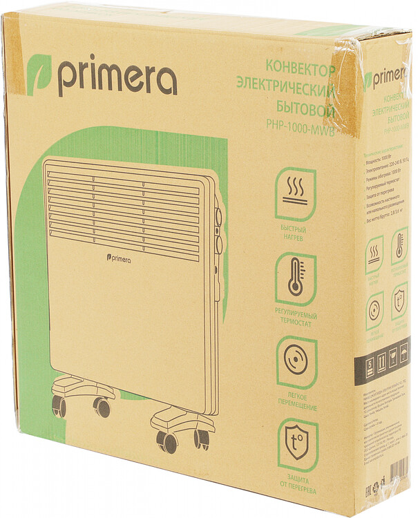 Конвектор Primera PHP-1000-MWB белый
