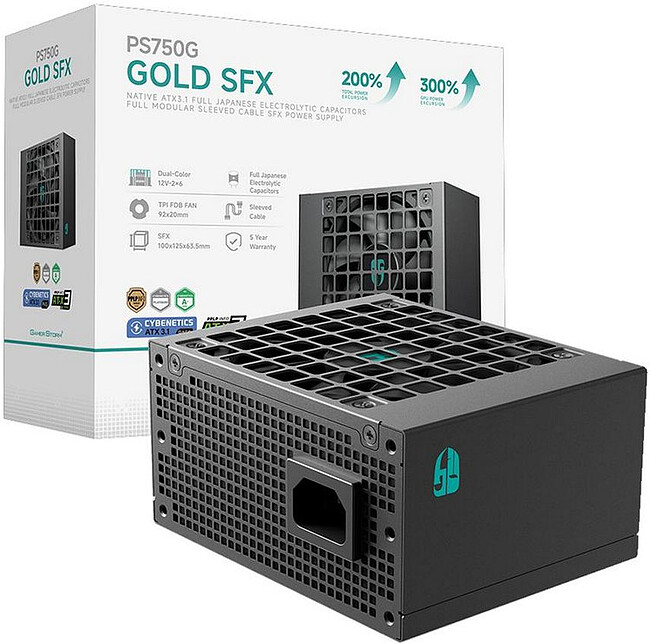 Блок питания DeepCool PS750G-FE 750W (R-PS750G-FE0B-WGEU)