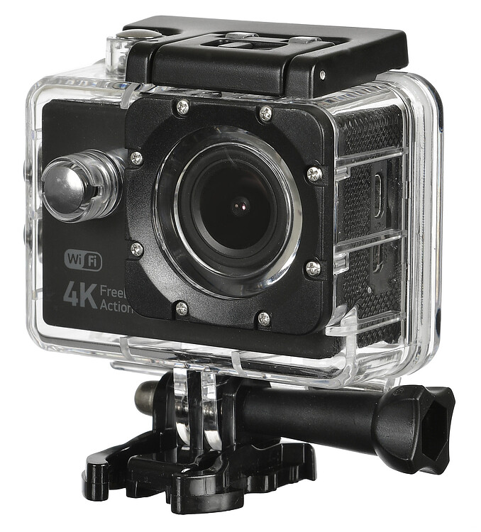 Автомобильный видеорегистратор Digma FreeDrive Action 4K WiFi черный