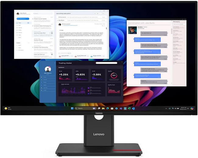 Монитор Lenovo T27UD-40 (64AFGAR2CB)