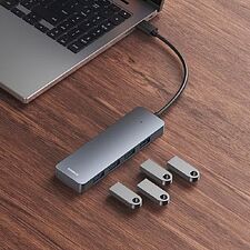 USB-хаб Baseus UltraJoy Space Grey (B0005280B811-00)