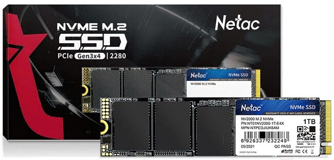 SSD диск Netac NV2000 1TB (NT01NV2000-1T0-E4X)