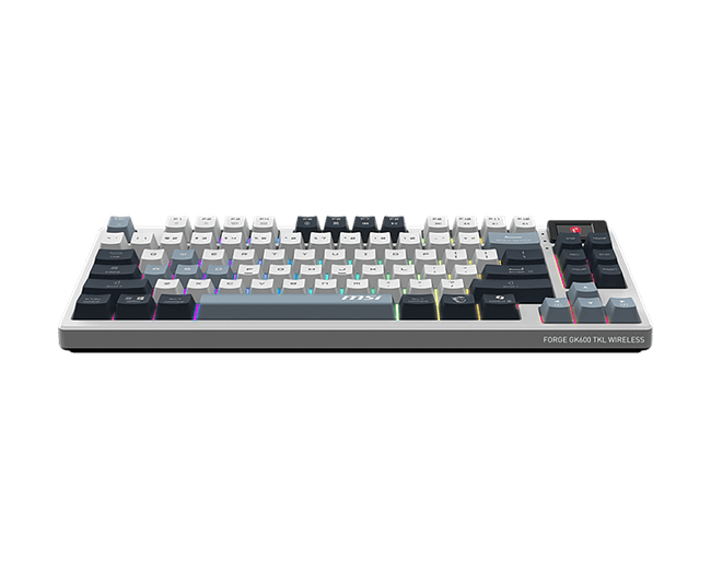 Клавиатура MSI GK600 белый/синий (S11-43RUP01-HH9)