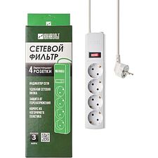 Сетевой фильтр Юнивольт 00-00000449 белый