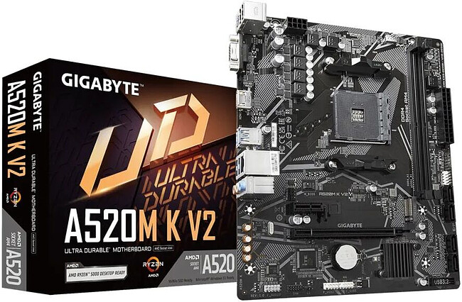 Материнская плата GigaByte A520M K V2 DDR4