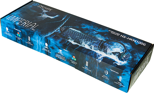 Набор периферии Oklick HS-HKM100G черный