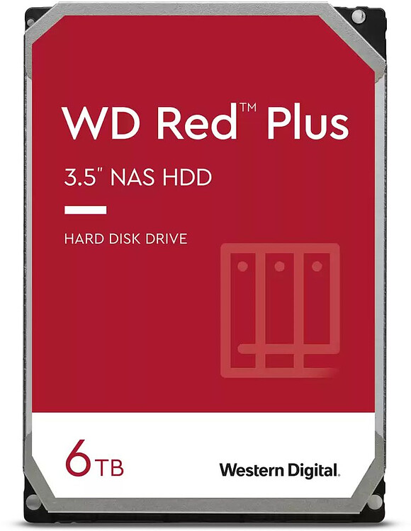 Жесткий диск WD Red Plus 6TB (WD60EFPX)