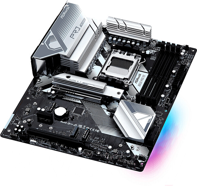 Материнская плата ASRock B650M Pro RS AM5 mATX DDR5