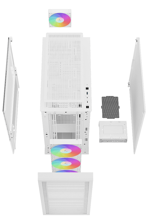 Корпус DeepCool CH560 Digital WH ATX без БП белый (R-CH560-WHAPE4D-G-1)