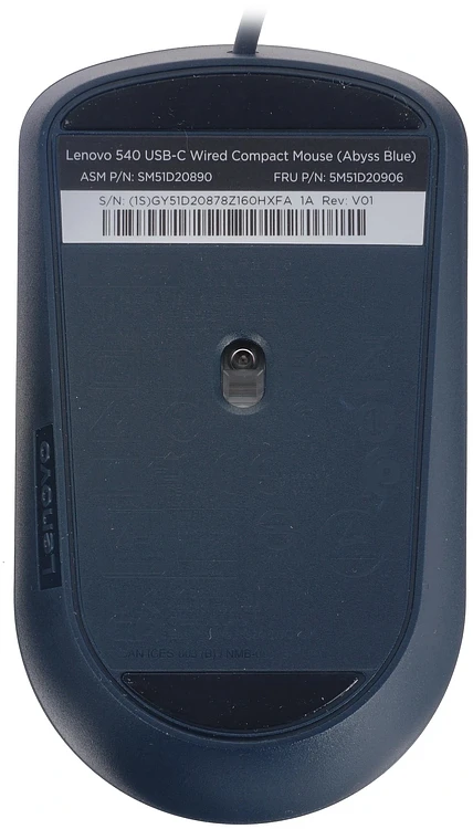Мышь Lenovo 540 синий (GY51D20878)