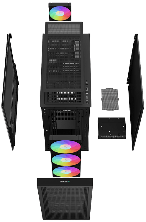 Корпус DeepCool CH560 Digital ATX без БП черный (R-CH560-BKAPE4D-G-1)