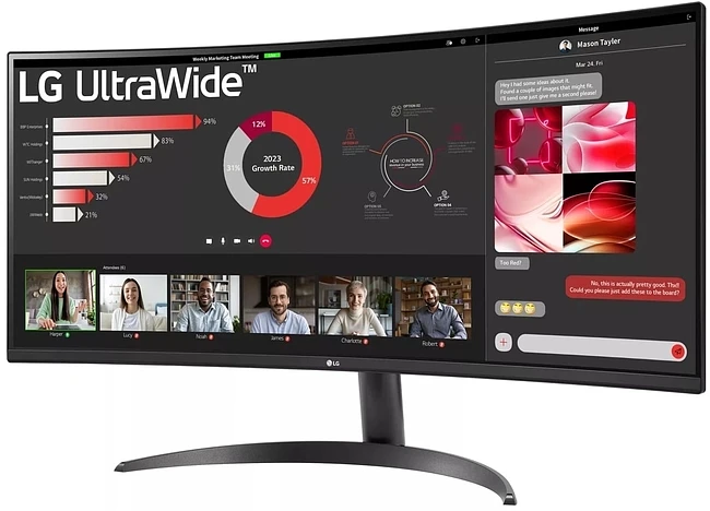 Монитор LG UltraWide 34WR50QK-B черный Монитор LG UltraWide 34WR50QK-B черный