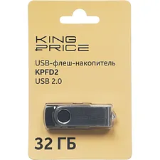 USB Flash-накопитель KingPrice KPFD2 32GB черный (KPFD2A032ABK)