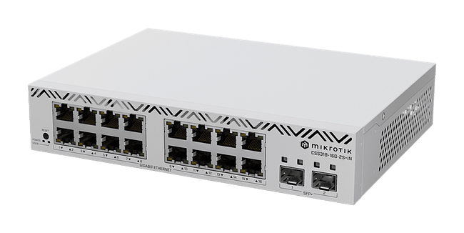 Коммутатор MikroTik CSS318-16G-2S+IN