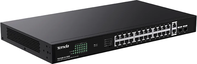 Коммутатор Tenda TEG1128P-24-250W