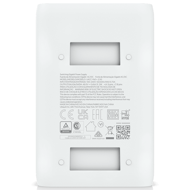 PoE-инжектор Ubiquiti UACC-PoE+-2.5G