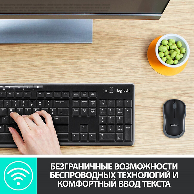 Набор периферии Logitech Wireless Combo MK270 (920-004518)