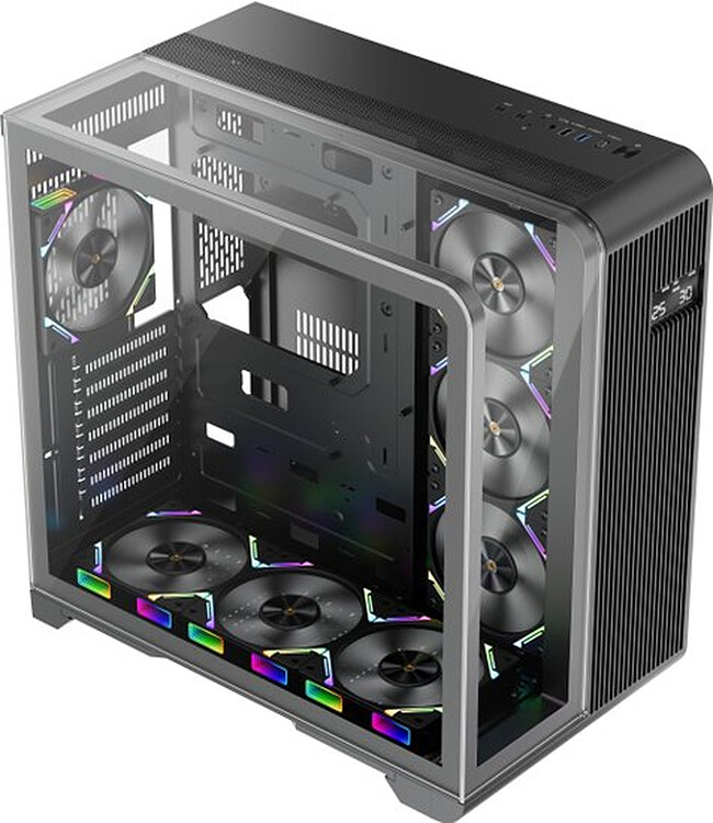 Корпус 1stPlayer RT7 без БП Black (RT7-BK-3FC7R-1FC7)
