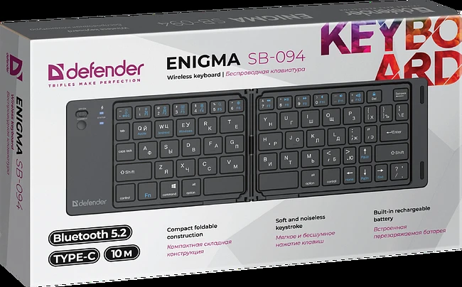Клавиатура Defender Enigma SB-094 черный (45094)