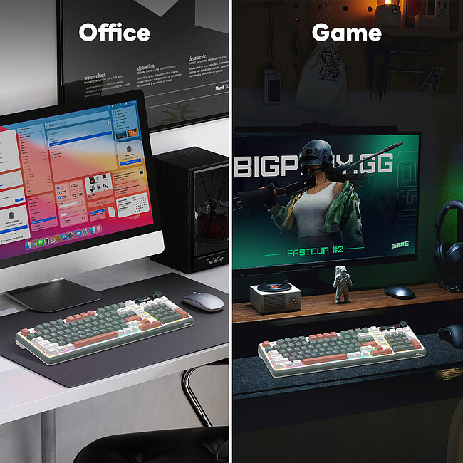 Клавиатура Royal Kludge RK-S98 Brown switch/Camping