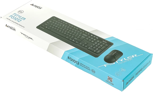 Набор периферии A4Tech Fstyler FG1012 черный/серый