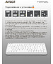 Клавиатура A4Tech Fstyler белый (FBK11)