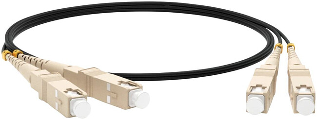 Кабель оптический Hyperline FC-D2-503-LC/PR-SC/PR-H-5M-LSZH-BK черный Кабель оптический Hyperline FC-D2-503-LC/PR-SC/PR-H-5M-LSZH-BK черный